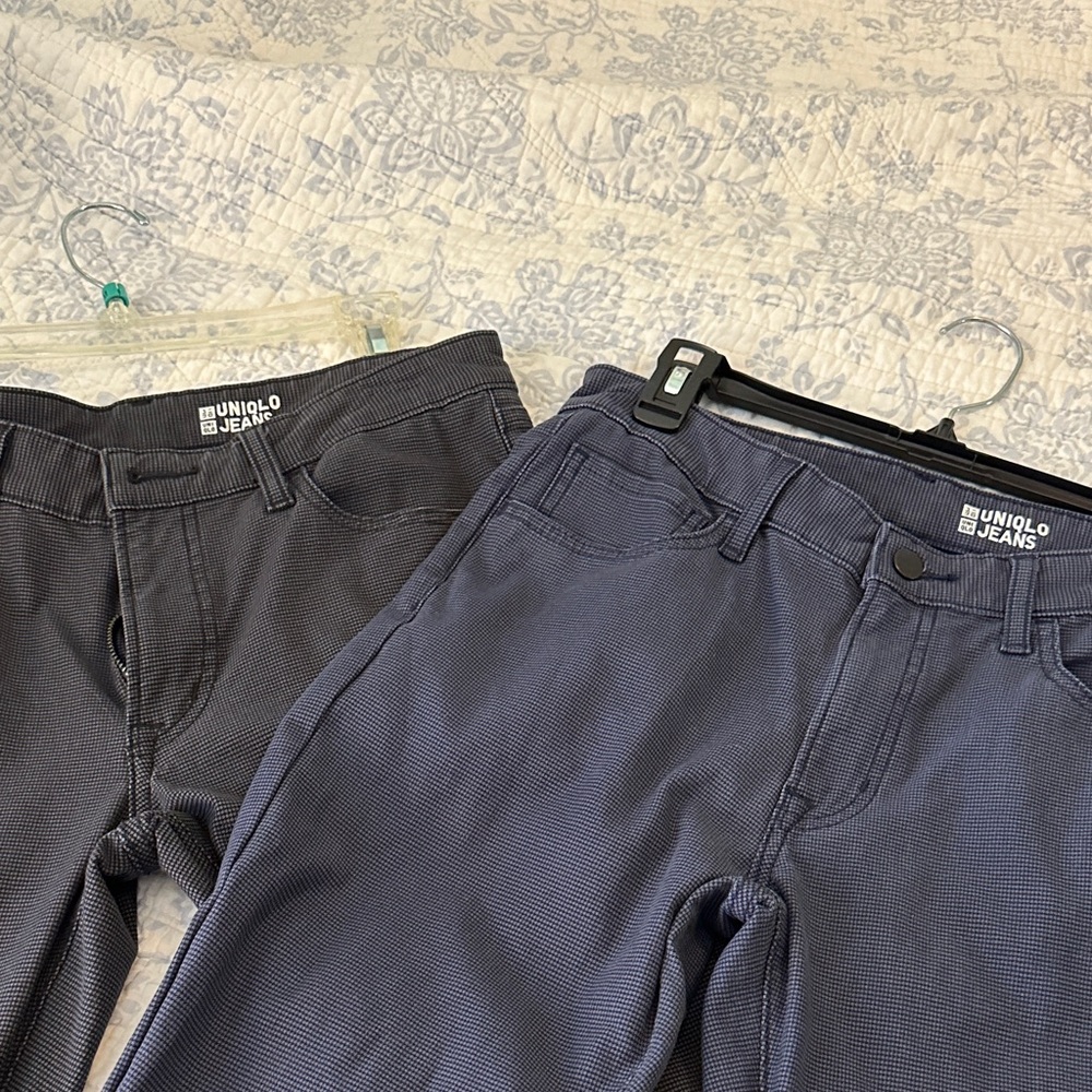 Uniqlo Dark Gray Jeans Duo